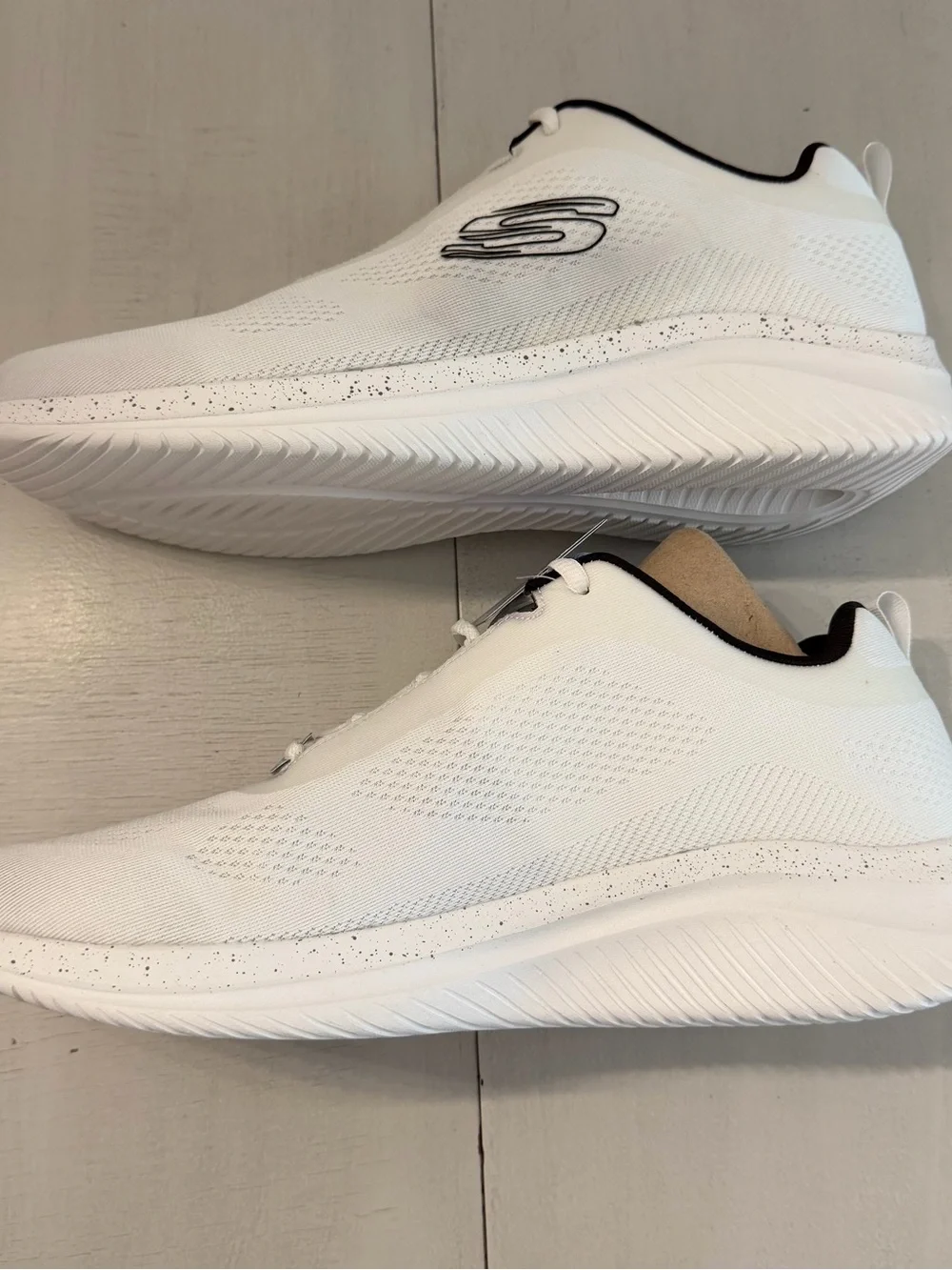Skechers Air-Cooled Memory Foam Men’s Ultra Flex 3.0 White Tennis Shoe Sz 14 NIB